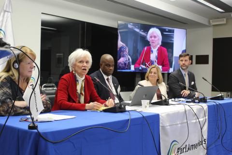 Ambassador Hattie Babbitt speaks